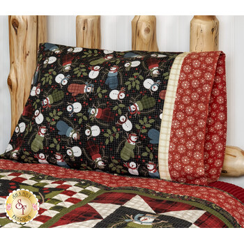  Magic Pillowcase Kit - Holly Jolly Flannel - Standard Size, Image
