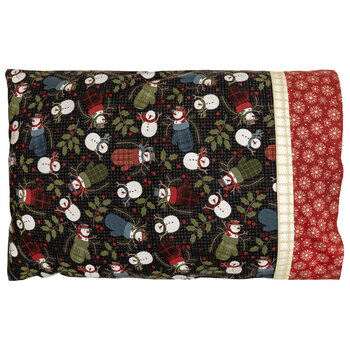 SAMPLE - Magic Pillowcase - Holly Jolly Flannel