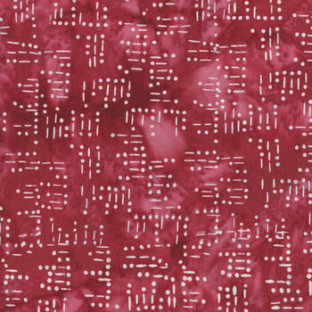 Missing You 522505384 Red Mulberry by Lizard Creek Quilting for Island Batik, Image