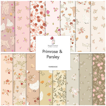 Primrose & Parsley  Yardage by Michal Marko for Poppie Cotton, Image