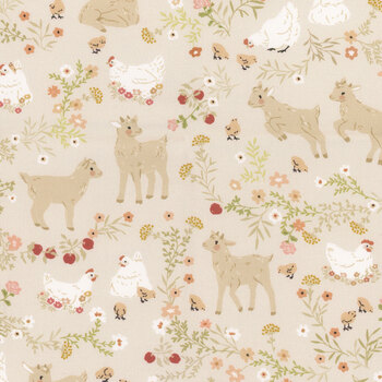 Primrose & Parsley PR26844 Beige by Michal Marko for Poppie Cotton, Image