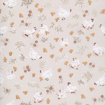 Primrose & Parsley PR26837 Beige by Michal Marko for Poppie Cotton
