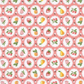 Homegrown Preserves HG26811 Red by Sheri McCulley for Poppie Cotton