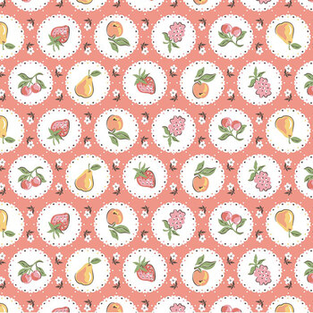 Homegrown Preserves HG26811 Red by Sheri McCulley for Poppie Cotton, Image