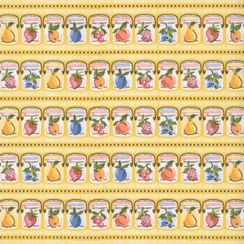 Homegrown Preserves HG26806 Yellow by Sheri McCulley for Poppie Cotton