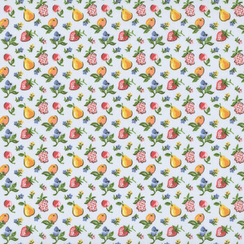 Homegrown Preserves HG26813 Blue by Sheri McCulley for Poppie Cotton