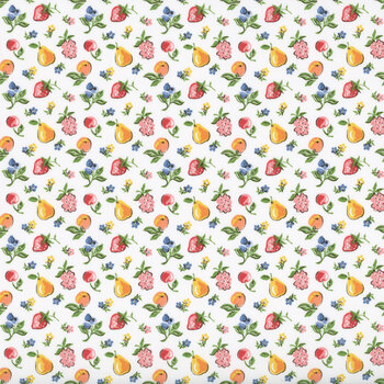 Homegrown Preserves HG26814 White by Sheri McCulley for Poppie Cotton