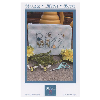 Buzz Mini Bag Cross Stitch Pattern, Image