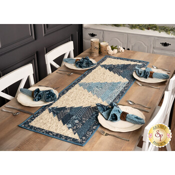  Tree Farm Table Runner Kit - Sacre Bleu, Image