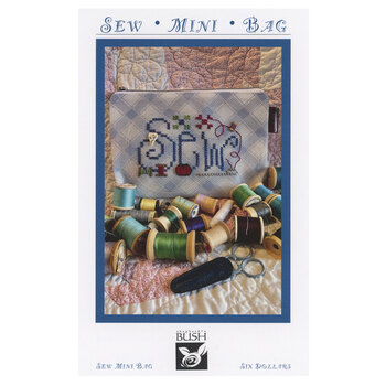 Sew Mini Bag Cross Stitch Pattern, Image