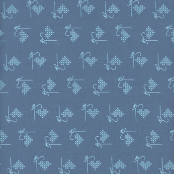 Bee Basics C6401-BLUE by Lori Holt for Riley Blake Designs, Image