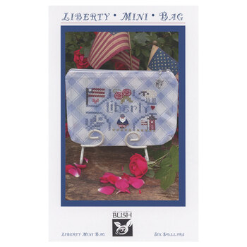 Liberty Mini Bag Cross Stitch Pattern, Image
