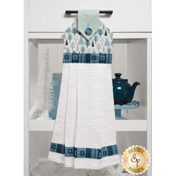  Hanging Towel Precut Kit - Winter Magic - White, Image