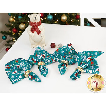  Cloth Napkins Kit - Makes 4 - Woodland Wishes, Image