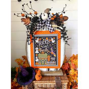 Tricks and Treats Cross Stitch Pattern, Image
