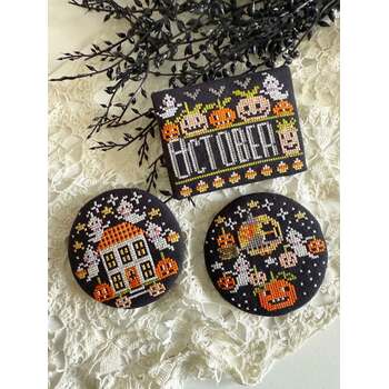 Good Old Days Minis - October Cross Stitch Pattern, Image