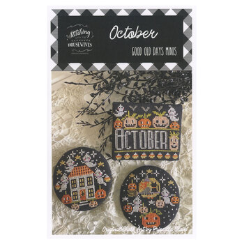  Good Old Days Minis - October Cross Stitch Pattern, Image