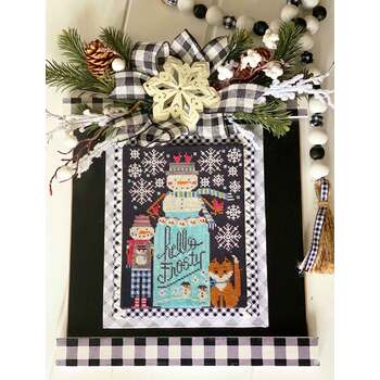 Hello Frosty Cross Stitch Pattern, Image