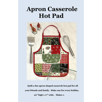 Apron Casserole Hot Pad Pattern, Image
