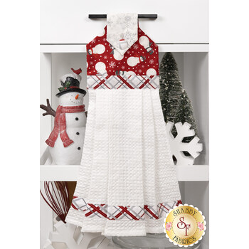  Hanging Towel Precut Kit - Blizzard Fun - Red, Image