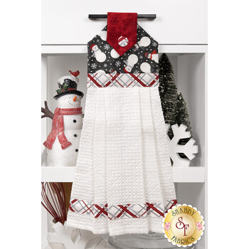  Hanging Towel Precut Kit - Blizzard Fun - Black, Image