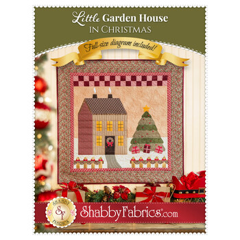 Little Garden House in Christmas Pattern, Image