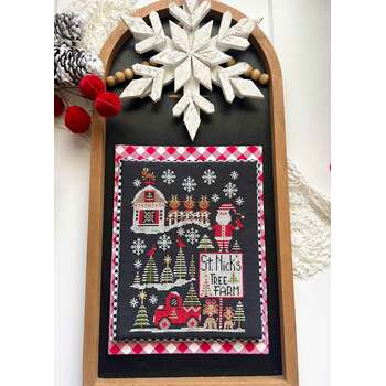 St. Nick’s Tree Farm Cross Stitch Pattern, Image