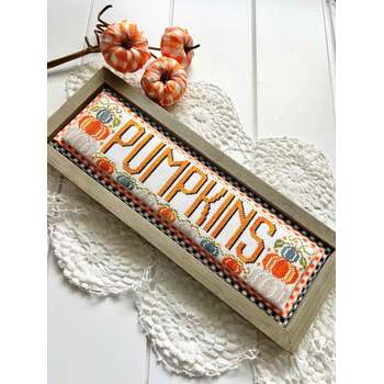 Pumpkins - Word Swap Cross Stitch Pattern, Image