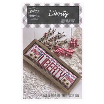 Liberty - Word Swap Cross Stitch Pattern, Image