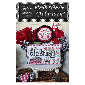 Month 2 Month - February Cross Stitch Pattern, Image