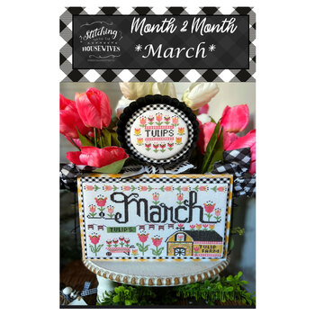 Month 2 Month - March Cross Stitch Pattern, Image