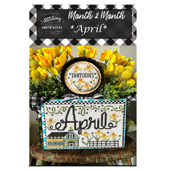 Month 2 Month - April Cross Stitch Pattern, Image