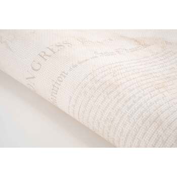 Declaration on Pale Parchment 32 Count Linen Cross Stitch Cloth by Fabric Flair, Image