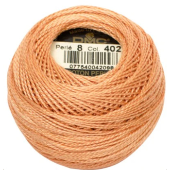 DMC Perle Cotton Ball 402 Light Mahogany - Size 8, Image