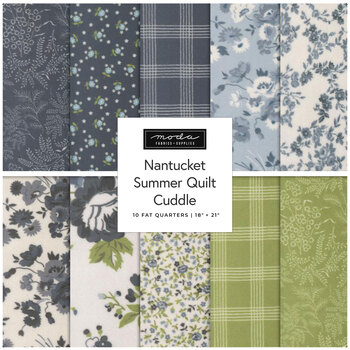 Nantucket Summer - Quilt Cuddle  10 FQ Set by Camille Roskelley for Moda Fabrics, Image