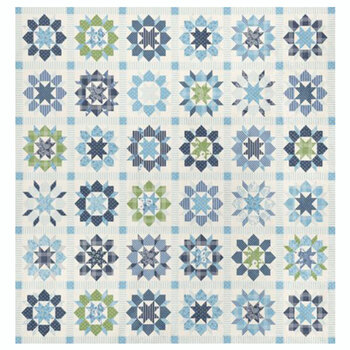 Nantucket Summer - Quilt Cuddle 55268-11QC Multi by Camille Roskelley for Moda Fabrics, Image