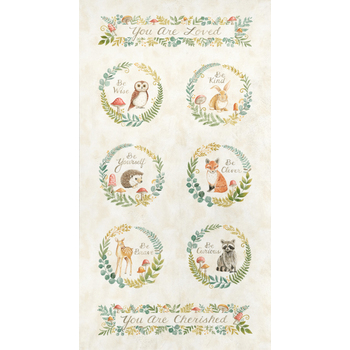 Effies Woods - Quilting Cuddle 56010-11QC Cloud Panel by Deb Strain for Moda Fabrics, Image