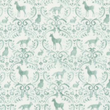 Effies Woods - Quilting Cuddle 56014-15QC Mint by Deb Strain for Moda Fabrics