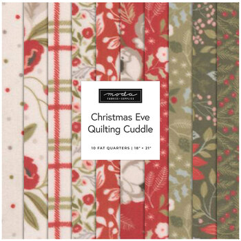 Christmas Eve - Quilting Cuddle  10 FQ Set by Lella Boutique for Moda Fabrics, Image