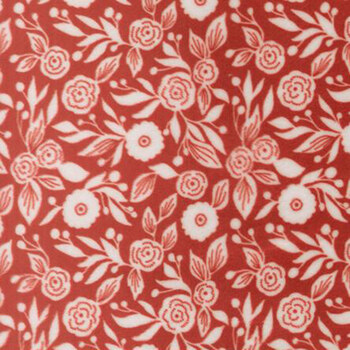 Christmas Eve - Quilting Cuddle 5143-16QC Cranberry by Lella Boutique for Moda Fabrics, Image