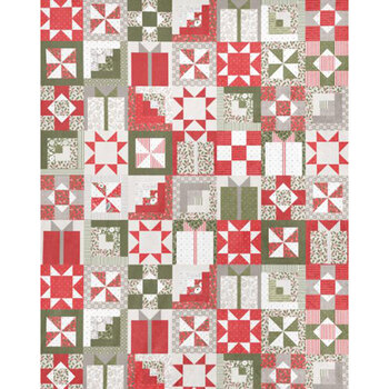Christmas Eve - Quilting Cuddle 5149-12QC Snow by Lella Boutique for Moda Fabrics, Image