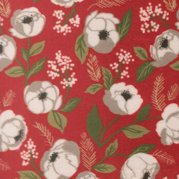 Christmas Eve - Quilting Cuddle 5180-16QC Cranberry by Lella Boutique for Moda Fabrics, Image