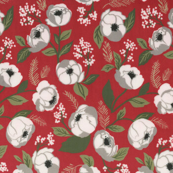 Christmas Eve Quilting Cuddle 5180-16QC Cranberry by Lella Boutique for Moda Fabrics