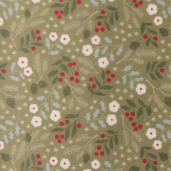 Christmas Eve - Quilting Cuddle 5181-15QC Pine by Lella Boutique for Moda Fabrics, Image