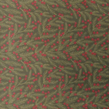 Christmas Eve - Quilting Cuddle 5243-13QC Evergreen by Lella Boutique for Moda Fabrics, Image