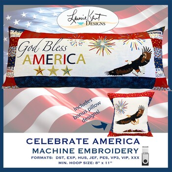 Celebrate America PLW Embroidery USB, Image