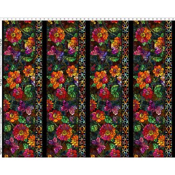 Dear Clara 1DCL-1 Black by Jason Yenter for In The Beginning Fabrics, Image