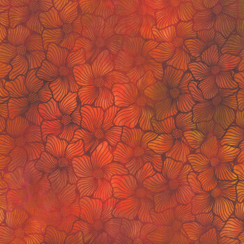 Dear Clara 10DCL-1 Orange by Jason Yenter for In The Beginning Fabrics, Image