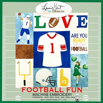 Football Fun Machine Embroidery USB, Image