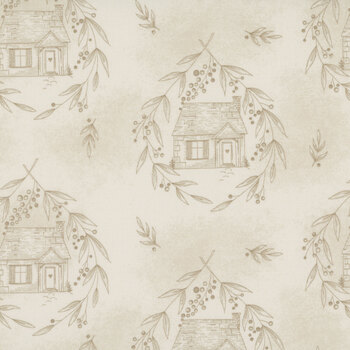 Special Delivery A-10469-L Wheat by Laundry Basket Quilts for Andover Fabrics